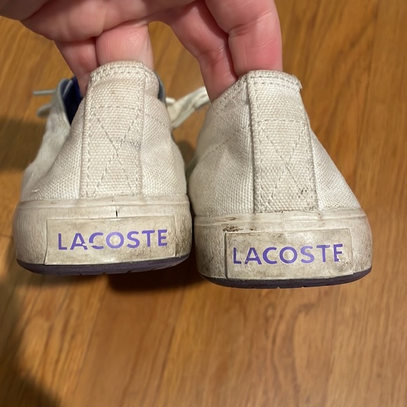 White Lacoste logo sneaker - Picture 2 of 6